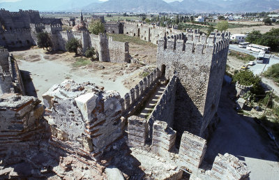 Anamur Castle courts