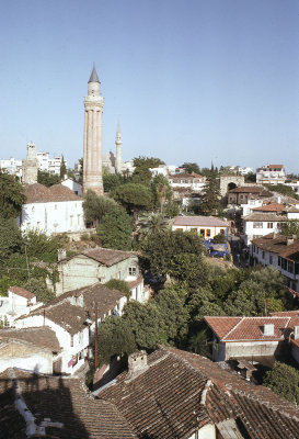 Antalya view + yivli minare