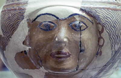 vessel with woman head