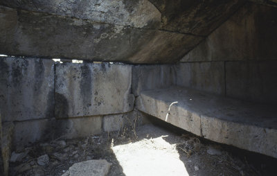 Hierapolis necropolis inside grave