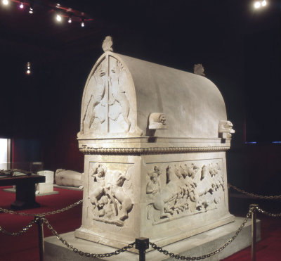 Lycian Sarcophagus in whole