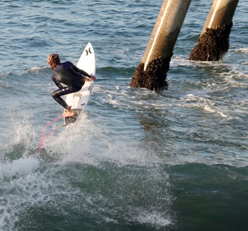 He actually missed the pylons