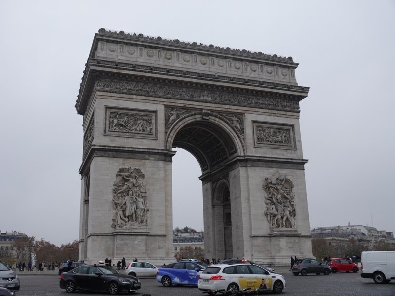 The Arc de Triomphe