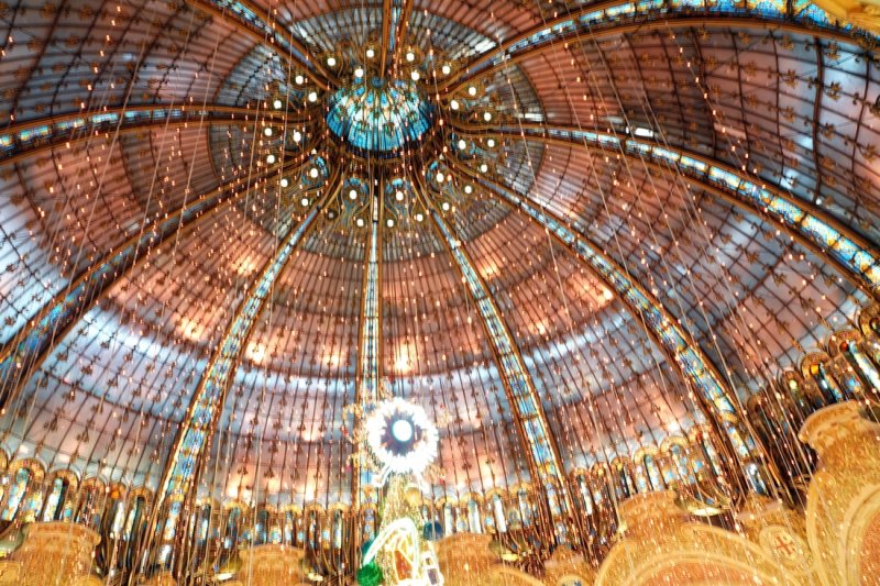 The dome in the center of the building