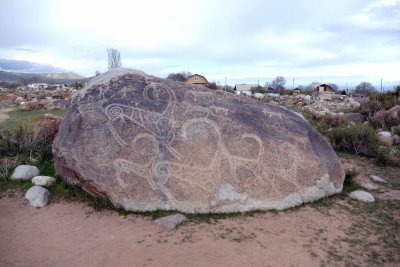 Petroglyphs at Cholpon-ata on Lake Issyk-Kul