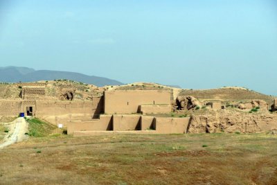 The archeological site of Nisa on the outskirts of Ashgabat