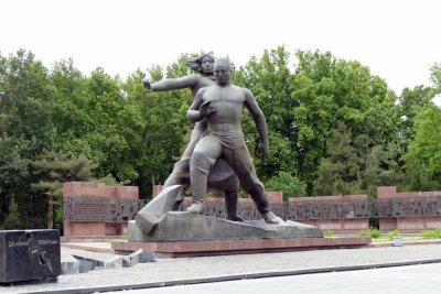 The Monument to Courage in Tashkent