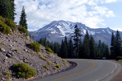 The 14 mile road going from the town of Mt. Shasta up into the mountain itself