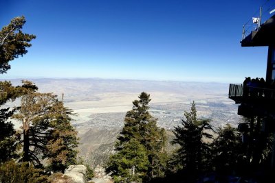 A view of Palm Springs from the top