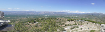 Mycenae panorama view