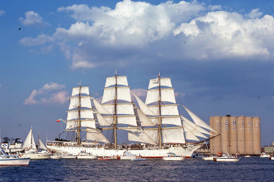 Tall Ship from Fort McHenry - 1976