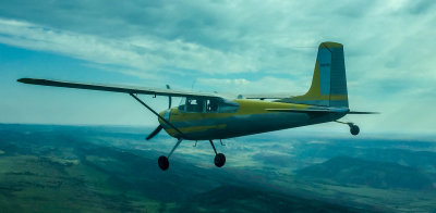 Other Side view of Big Hammer - Me shooting from co-pilot position - Credit Mark Mantei 