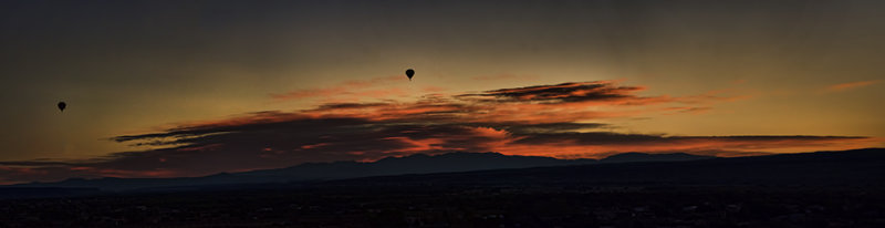 Balloon Sunrise Over Albuquerque