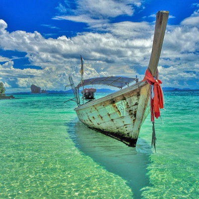 Longtail Boat on the Andaman Sea