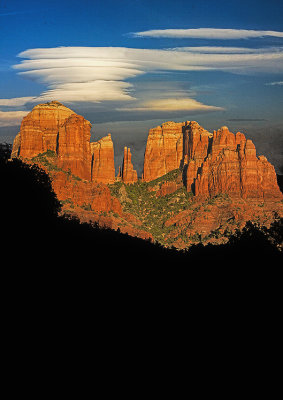 Lenticular Clouds over Cathedral Rock