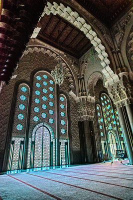 Interior Hassan II Mosque