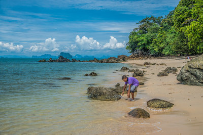 Boy on a Beach