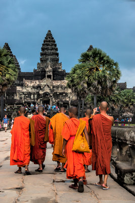 Monks Visit Angkor