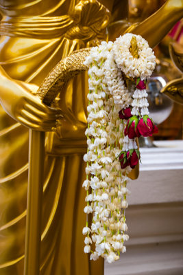 Floral Adornments for Buddha