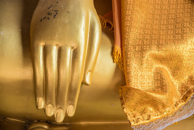 Hand of Golden Buddha
