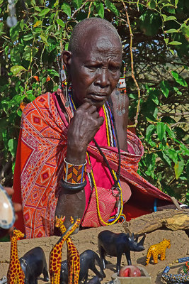 Woman, Maasai Village
