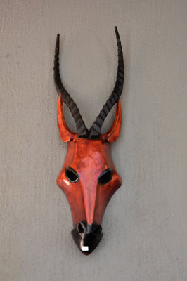 Hand-Carved Antelope Mask