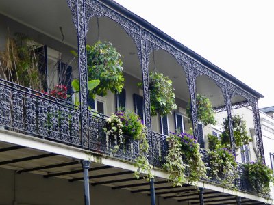 wrought iron balcony