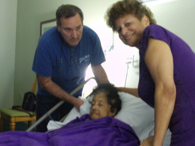 Mark, mom and Carol 