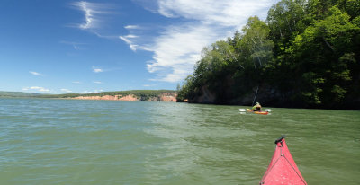 Paddling in Five Islands, Nova Scotia July 2017