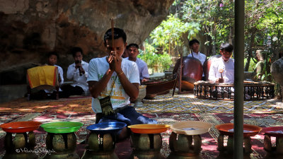 Prayer at Reclining Buddha Temple | Siem Reap