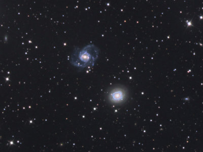NGC 6935 and 6937 in Indus