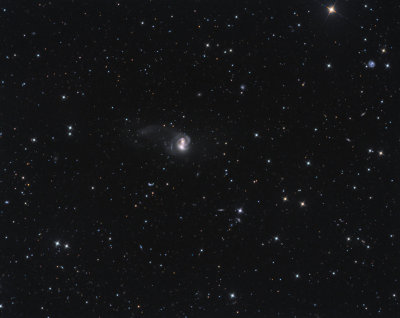 Interacting galaxies NGC 7284 + 7285 (Arp 93) Full Frame