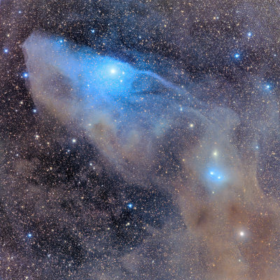 The Blue Horsehead Nebula IC 4592