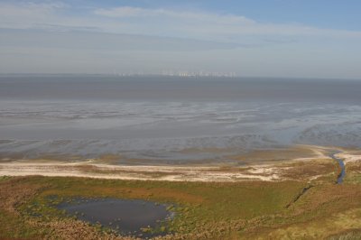 View from the top of Campen Lighthouse