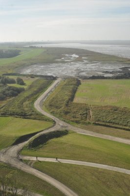 View from the top of Campen Lighthouse