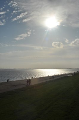 Sun over Jade Bay