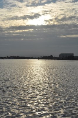 Evening light over Wilhelmshaven