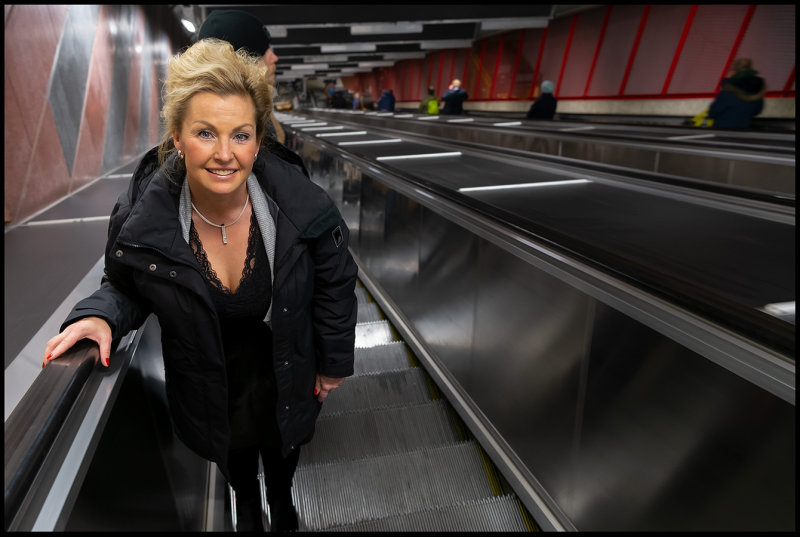 Susanne in Kungstrdgrden Metro