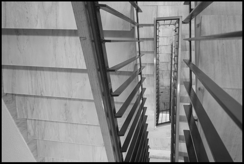 Stairs inside Kalix hospital