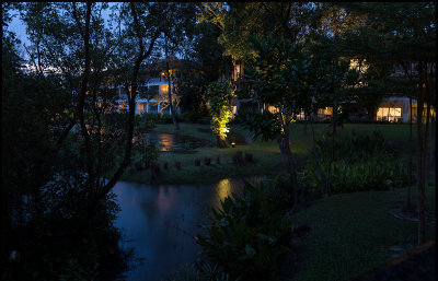 Evening at our hotel Dusit Krabi