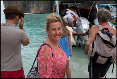 Susanne on Maya Beach