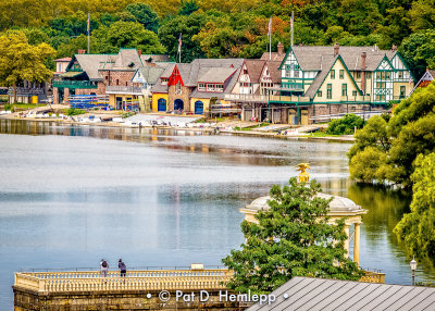 Viewing the boathouses