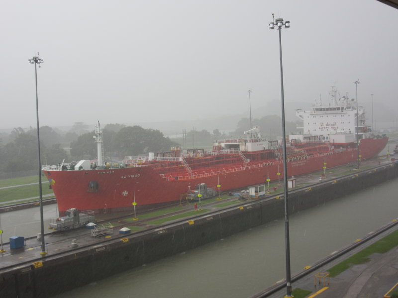 Big ship ready to be lowered