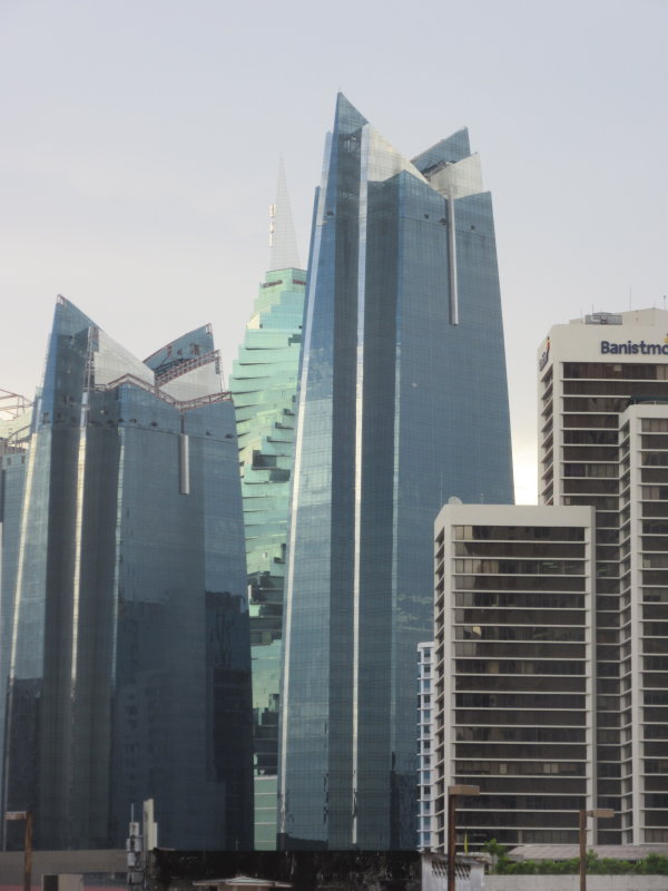 Modern skyscrapers