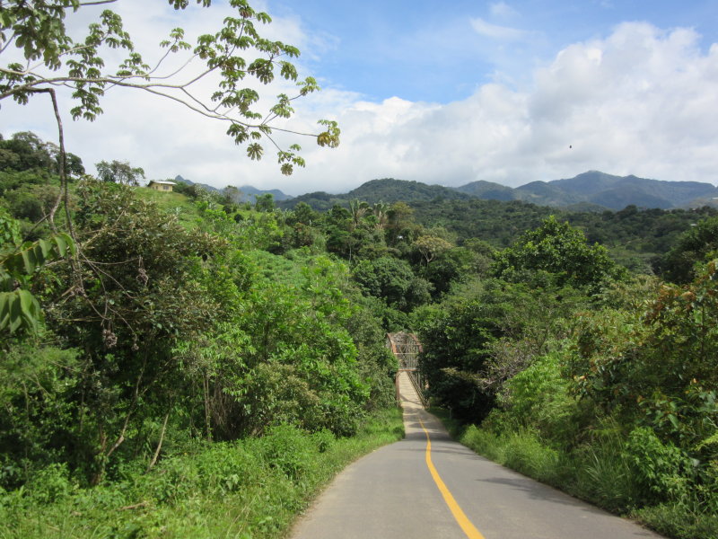 Steep road