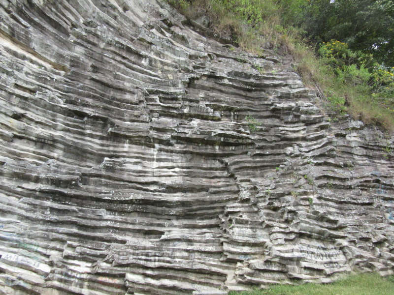 Like the giant's causeway but horizontal
