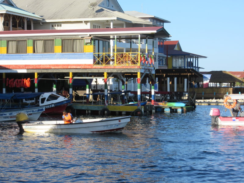 Bocas Town waterfront