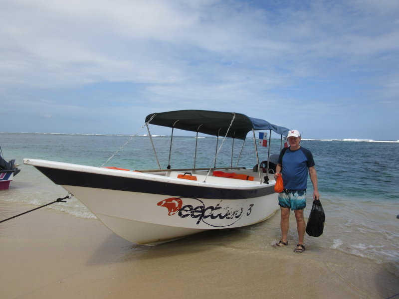 Our boat for the day