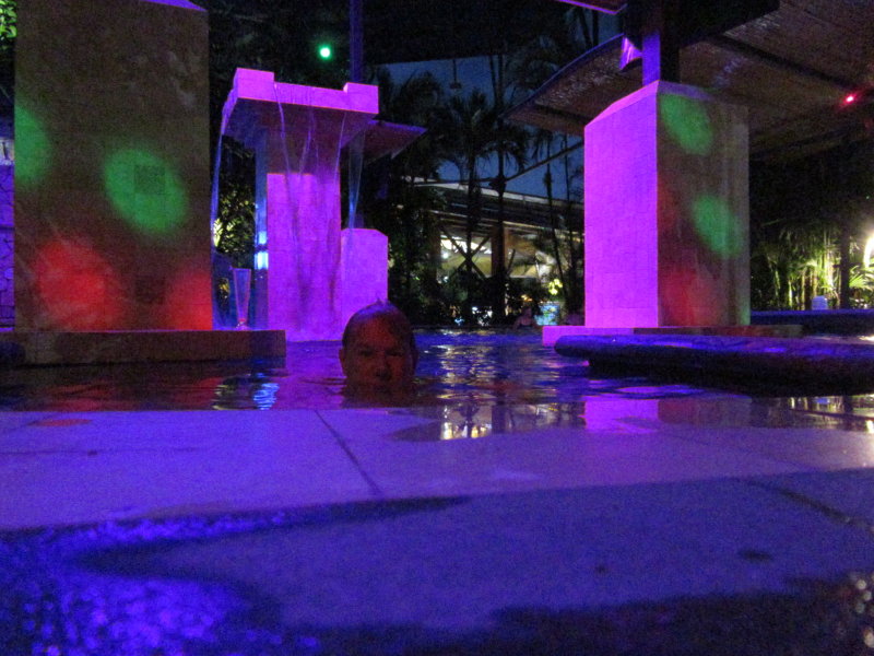 Pete in the party pool