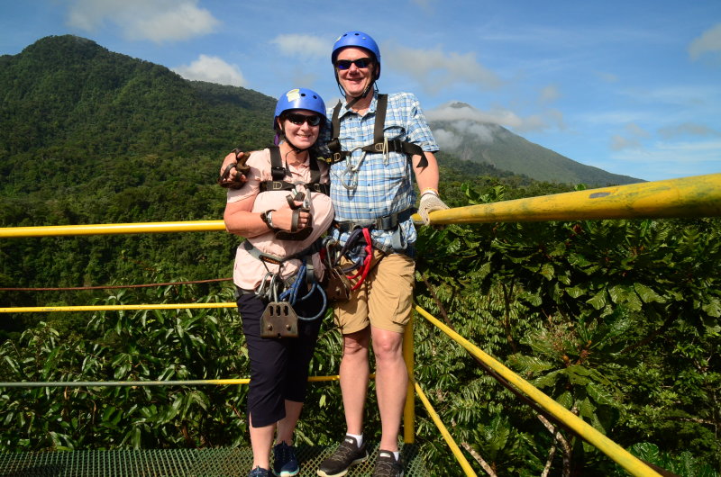 Never too old for ziplining
